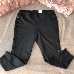 Inc black with rhinestone sides